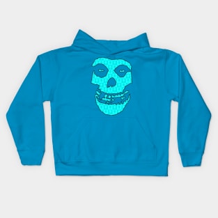 Crimson Ghost - Light Blue Aliens Kids Hoodie